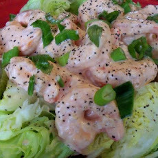 Iceberg Salad With Shrimp