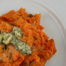 Mashed Sweet Potatoes with Rosemary Butter
