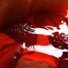 Strawberry Soaked Pound Cake