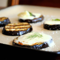 Grilled Eggplant Roulade With Balsamic Glaze