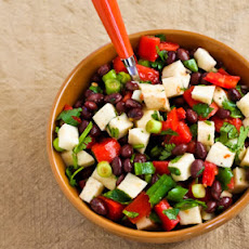 Black Bean Salad with Jicama, Tomatoes, Cilantro, and Lime