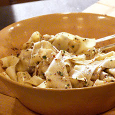 Pappardelle Pasta with Olives, Thyme, and Lemon