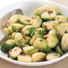 Brussels Sprouts with Bacon and Thyme