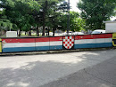 Croatian Flag Mural