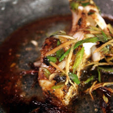 Steamed Sea Bass, Cantonese Style