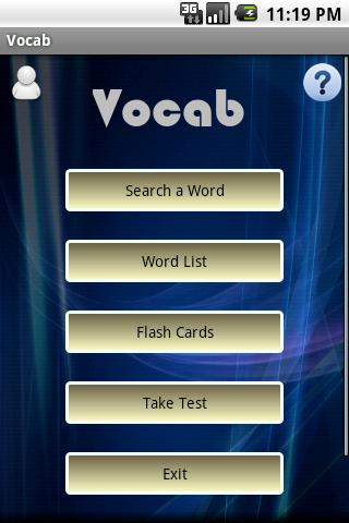 GRE Vocabulary with WIDGET