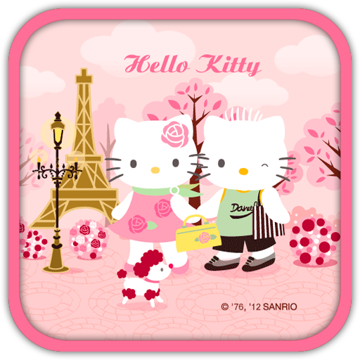 Hello Kitty Paris Theme LOGO-APP點子