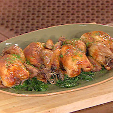 Roast Cornish Hens Stuffed with Oyster Dressing