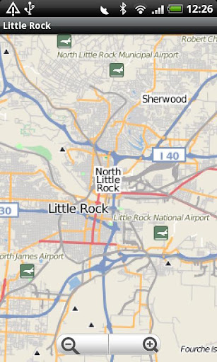 Little Rock Street Map