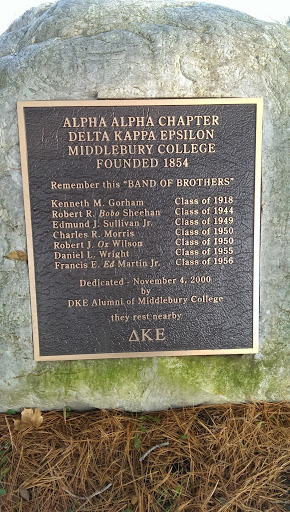 Delta Kappa Epsilon Founding Monument
