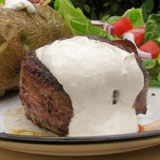 Bacon-Wrapped Filet Mignon With Horseradish Sauce