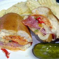 Mom's Pizza Subs With Ham