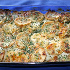 Potato Gratin With Truffle Oil