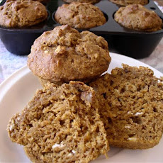 Healthy Pumpkin Banana Muffins