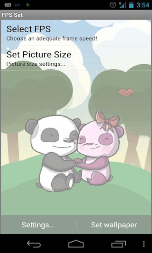 【免費個人化App】Panda Love Animated Wallpaper-APP點子