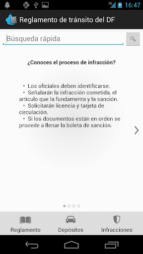 【免費交通運輸App】Reglamento de tránsito del  DF-APP點子