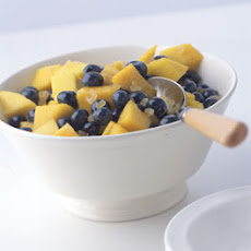 Mango, Blueberry, and Ginger Fruit Salad