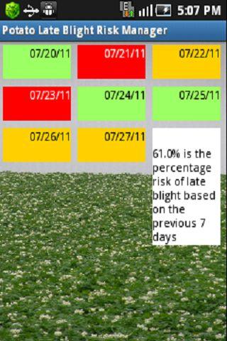 Potato Late Blight Risk Mgr