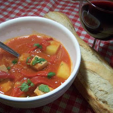 Mackerel (Or Tuna) and Red Pepper Stew