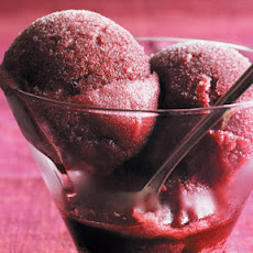 Red WineRaspberry Sorbet