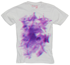 3-D! Lightning Storm Design by HUmans t-shirt