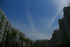 家门前的天空