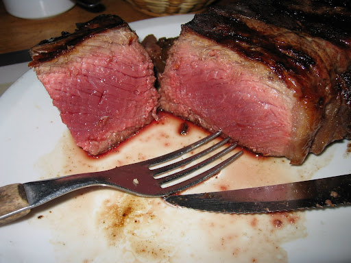 Yummy steak dinner