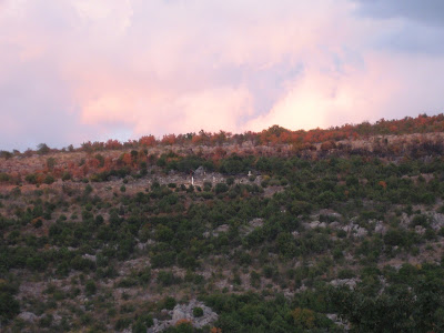 Can you see that little white thing up there?  Thats where Mary appeared to five teenagers.