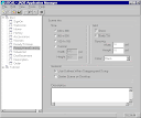 De JADE Application Manager met aan de linkerkant de in de database aanwezige scenes en aan de rechterkant de scene eigenschappen.