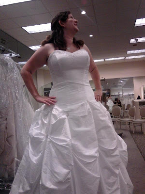 I tried on four dresses that day. This was my favorite.