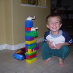 Grant with his heliport