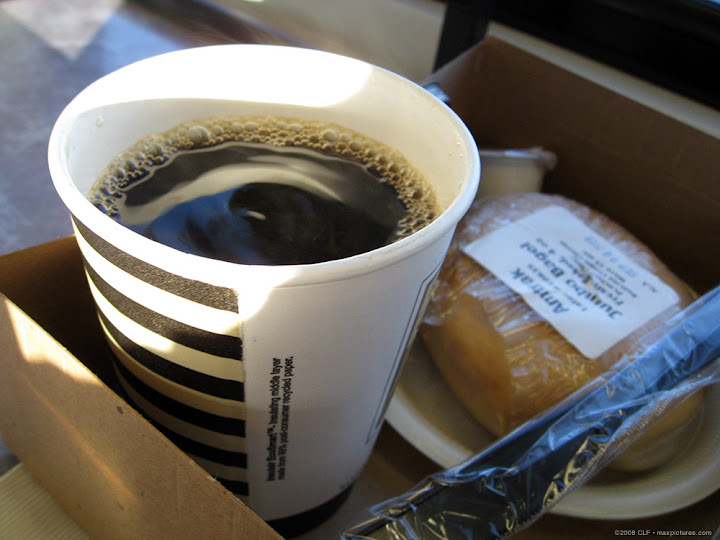Amtrak breakfast