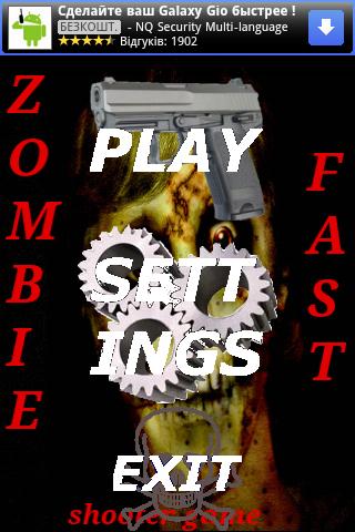 Zombie Fast - Shooter Game