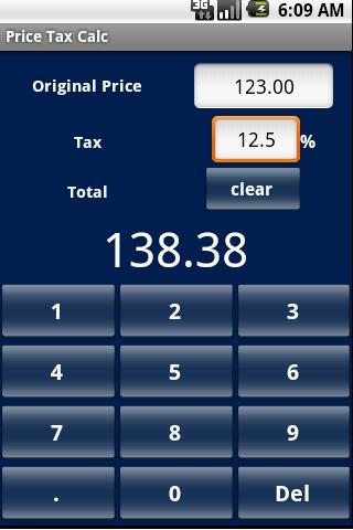 Price Tax Calc