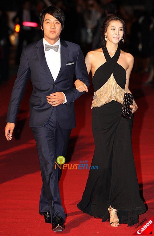 Kim Rae-won and Han Eun-jung