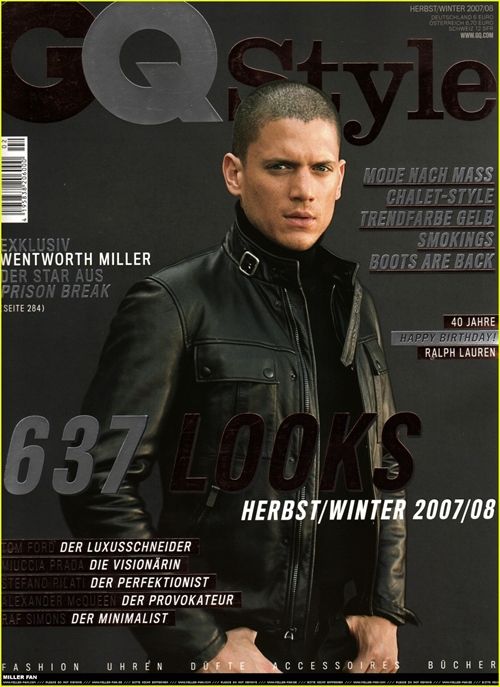 Wentworth Miller Magazine Covers Photos
