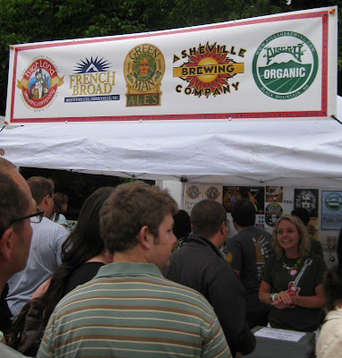 Local Beers at Downtown After Five in Asheville, North Carolina