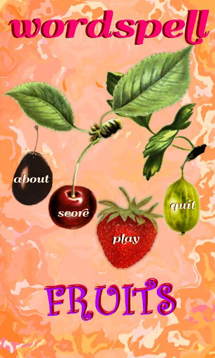 WordSpell - Fruits