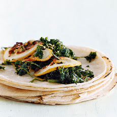 Soft Tacos with Fried Parsley and Lemon