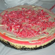 Candy Cane Cheesecake