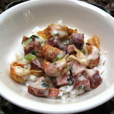 Cajun Crawfish and Andouille Fettuccine
