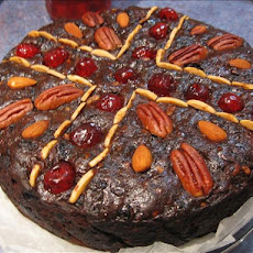 Decadently Rich Port and Chocolate Christmas Cake