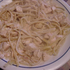 Chicken Fettuccine in Bourbon Sauce