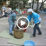 Video - Mochitsuki (mochi pounding) at Kai's school. Video - Mochitsuki (mochi pounding) at Kai's school.