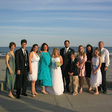 The bride and groom (Lew and Cheryl), Lew's siblings, and their families (minus my family, and one sister and her family)