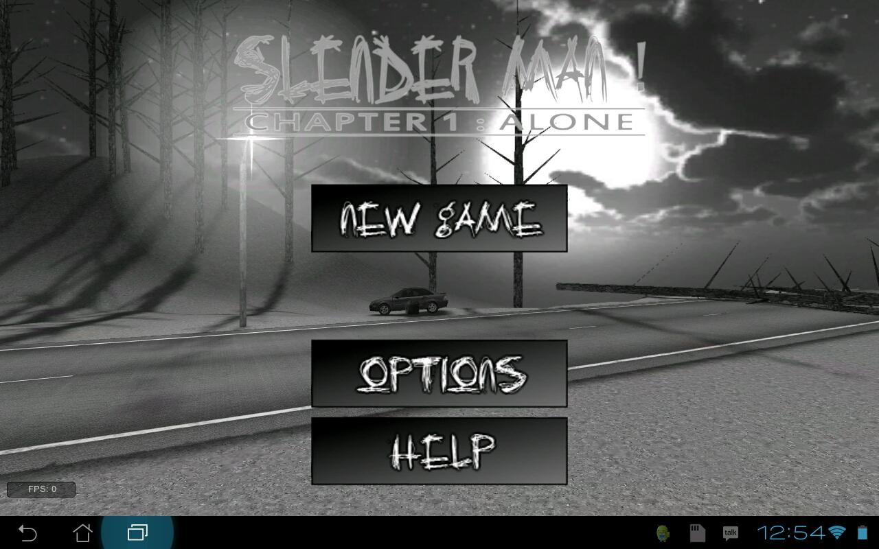 Android application Slender Man Official screenshort