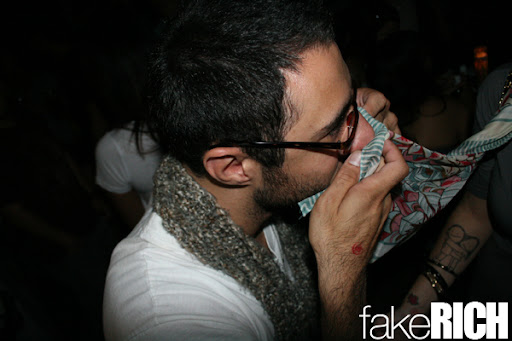 hiding/ smelling / being drunk