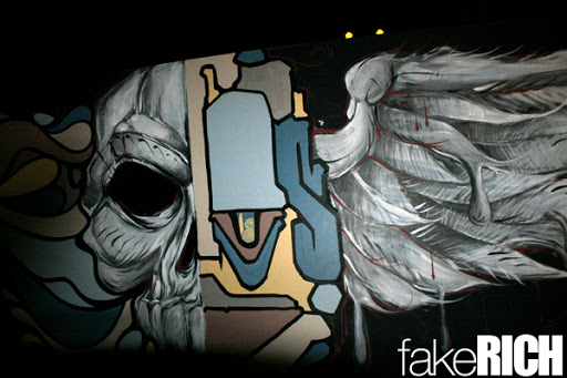 close up of EGOR SWISS / ANDY DELEON tag team.... TWELVE AYEM!