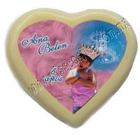 Corazoncito para cumpleaños con imágen 100% comestible