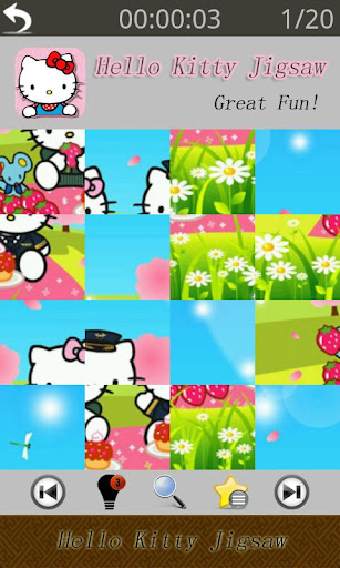 hello-kitty-jigsaw for android screenshot
